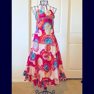 Fun and Flirty bright floral sundress!